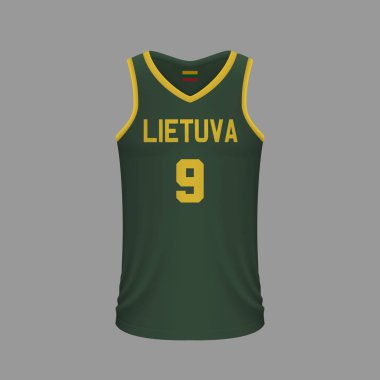 Gerçekçi basketbol forması 