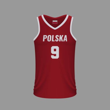 Gerçekçi basketbol forması 