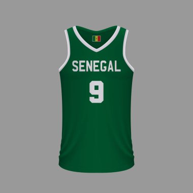 Gerçekçi basketbol forması 