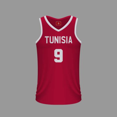 Gerçekçi basketbol forması 