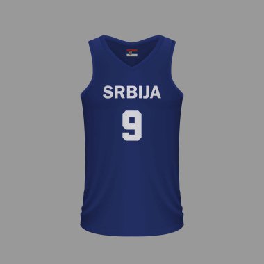 Gerçekçi basketbol forması 