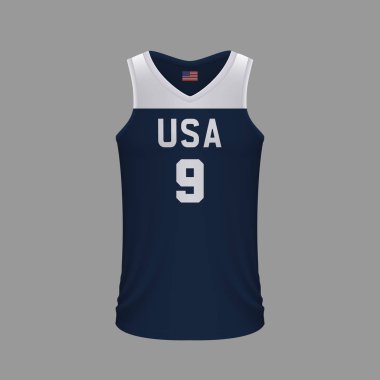 Gerçekçi basketbol forması 