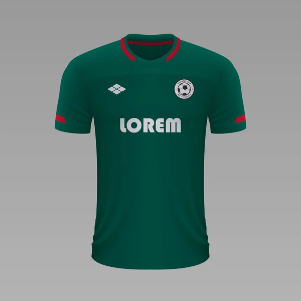 Chemise de football réaliste 2020 — Image vectorielle