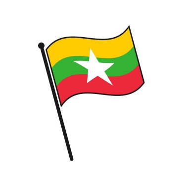 Basit bayrak yalıtılmış