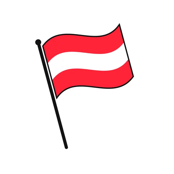 Простая значок флага — стоковый вектор