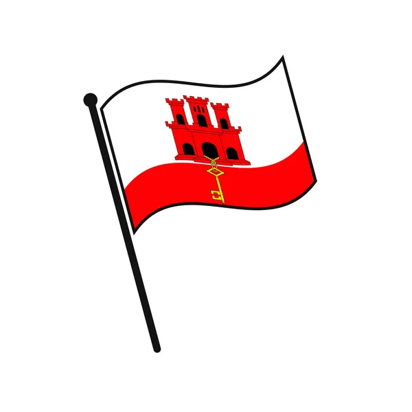 Einfaches Flaggensymbol — Stockvektor