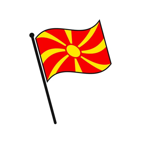 Icône drapeau simple — Image vectorielle