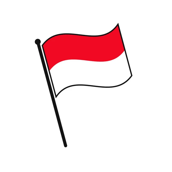 Eenvoudige vlagpictogram — Stockvector