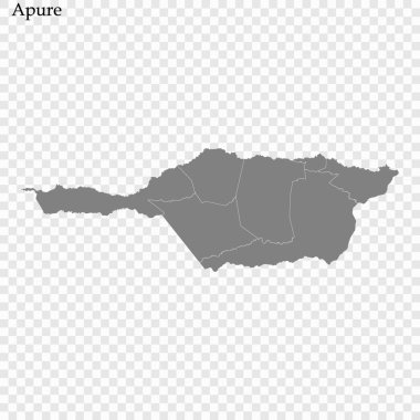 Yüksek Kaliteli harita Venezuela bir devlet