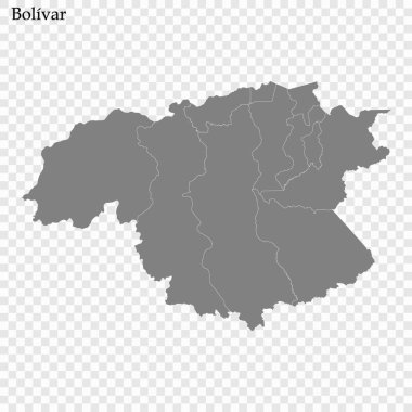 Yüksek Kaliteli harita Venezuela bir devlet