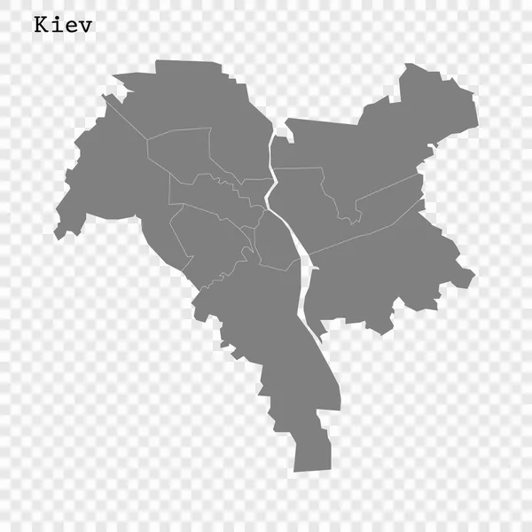 Vysoce kvalitní mapa město — Stockový vektor