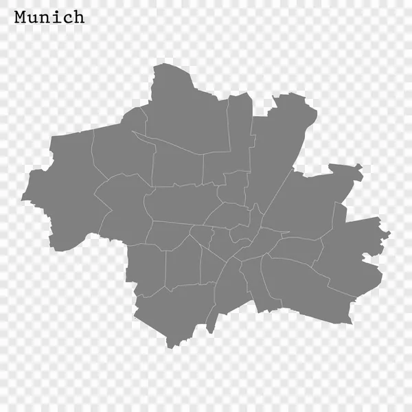 Qualitativ hochwertige Karte Stadt — Stockvektor