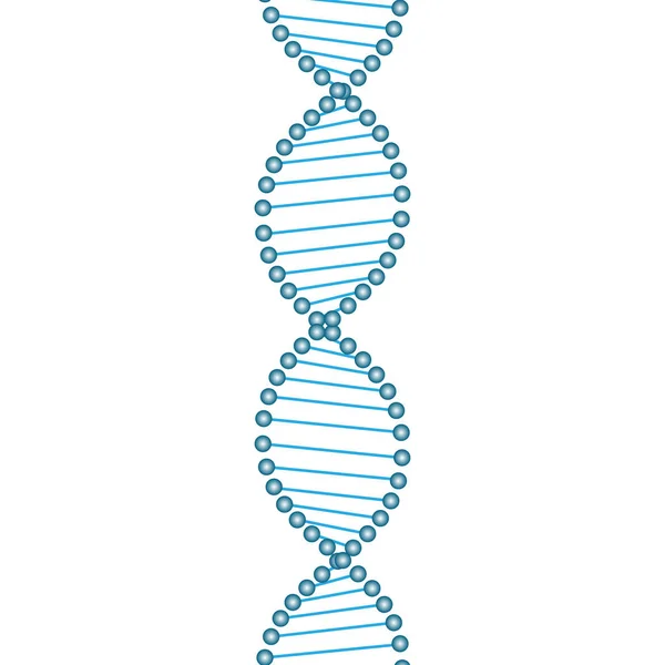 Símbolo abstrato da cadeia de ADN . — Vetor de Stock