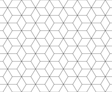 hatları ile soyut geometrik desen