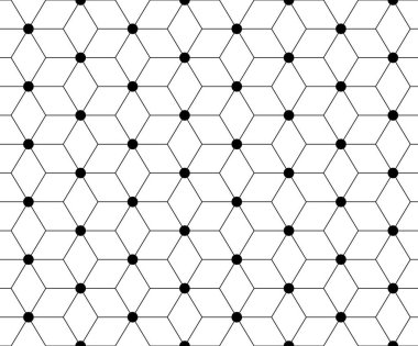 hatları ile soyut geometrik desen