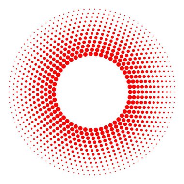 halftone nokta çerçeve