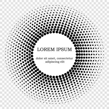 halftone nokta çerçeve