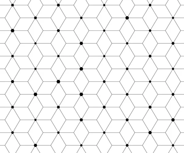 線で抽象的な幾何学模様 — ストックベクタ