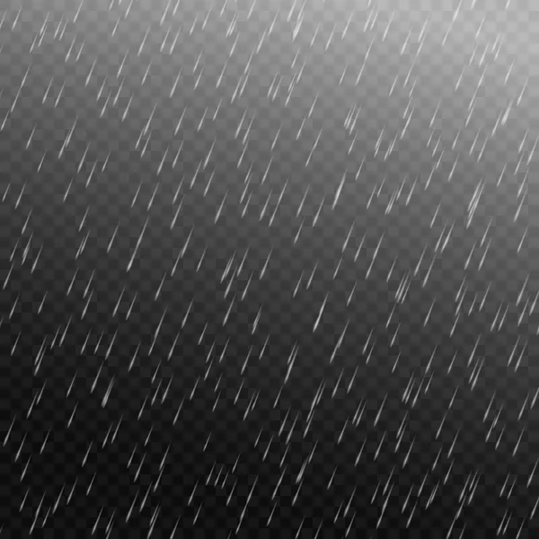 Vecteur pluie isolé — Image vectorielle