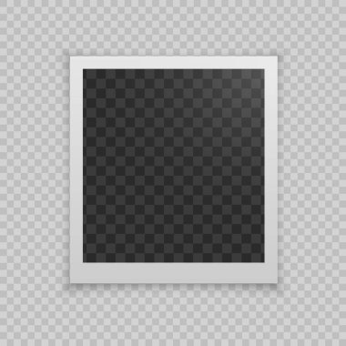 Gerçekçi vektör fotoğraf çerçevesi