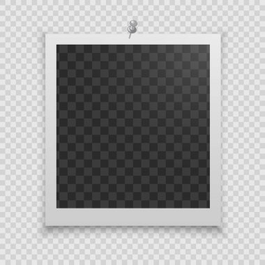 Gerçekçi vektör fotoğraf çerçevesi