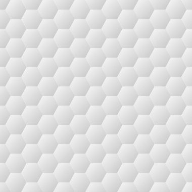 Dikişsiz altıgenler beyaz duvar dokusu