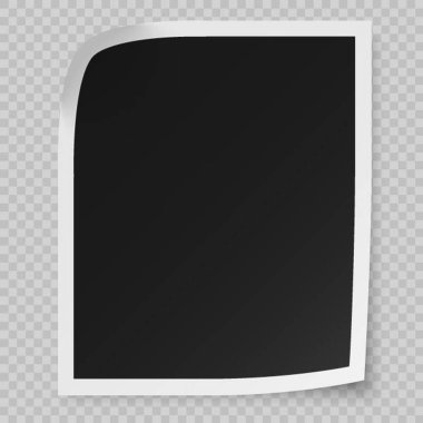 Gerçekçi vektör fotoğraf çerçevesi