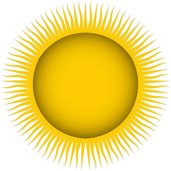Ícone solar. ilustração vetorial —  Vetores de Stock