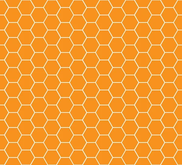 꿀 빗 매끄러운 패턴 — 스톡 벡터
