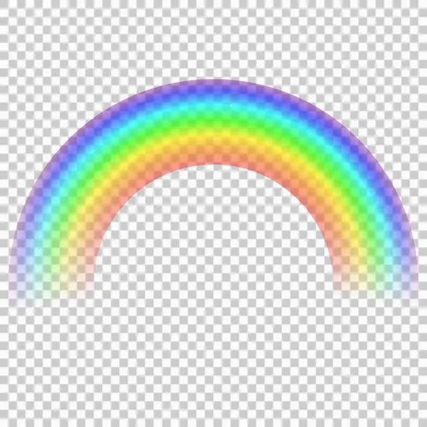Rainbow izolált háttér átlátszó — Stock Vector