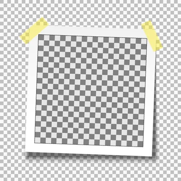 Ретро-реалистичная векторная фоторамка — стоковый вектор