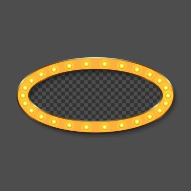 Vektör modern retro reklam panosu arka planı