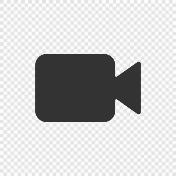 Icono de cámara de vídeo — Vector de stock