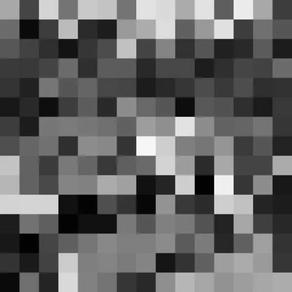 Ícone de Pixel censurado . — Vetor de Stock