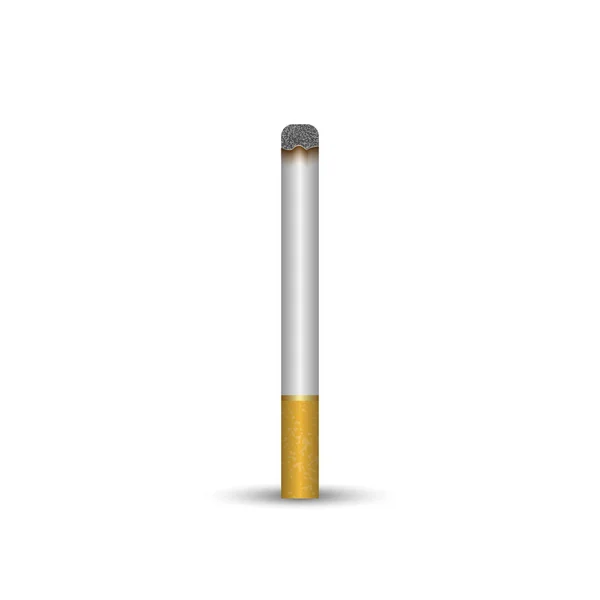 Cigarrillo realista 3d. Ilustración vectorial — Vector de stock