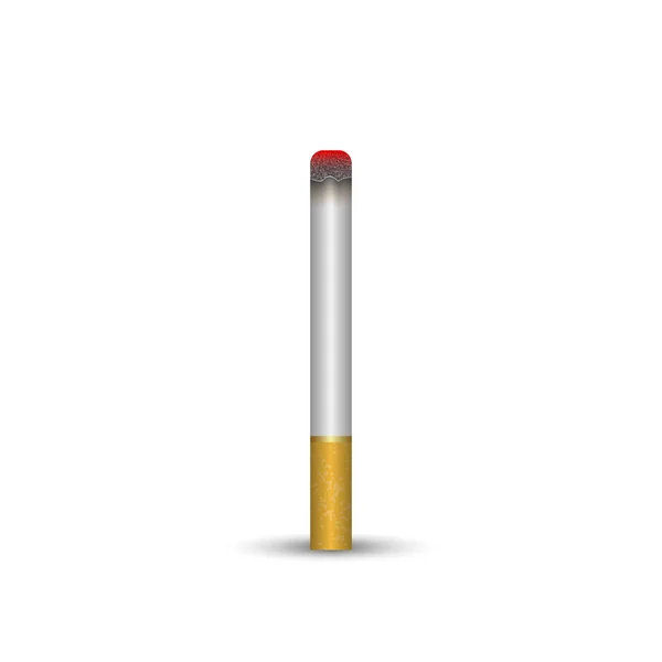 Realistische 3D-Zigarette. Vektorillustration — Stockvektor