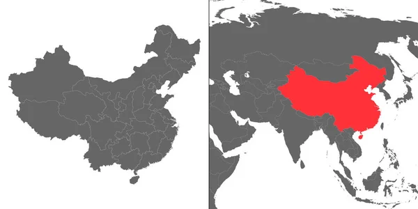 所在地図 — ストックベクタ