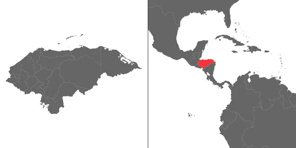 Mapa com localização —  Vetores de Stock