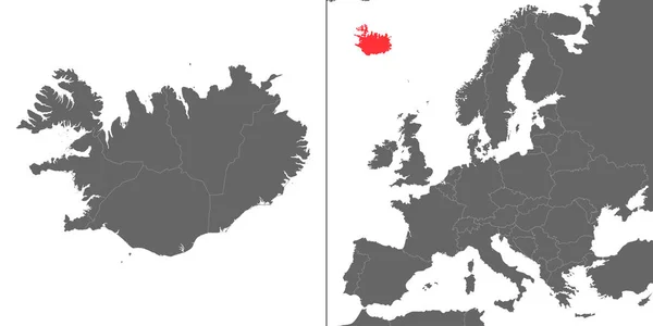 Mapa z lokalizacją — Wektor stockowy