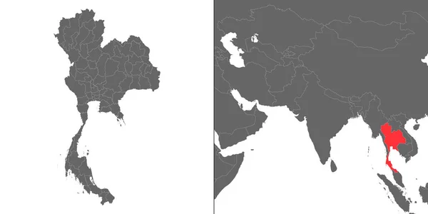 Carte avec emplacement — Image vectorielle