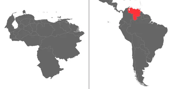 Mapa com localização —  Vetores de Stock