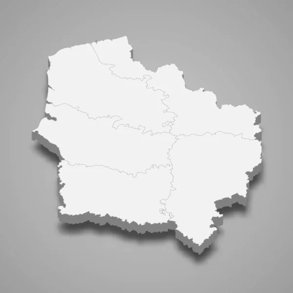 Map Hauts France Регіон Франції — стоковий вектор