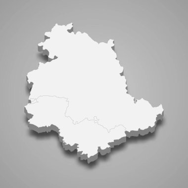 3d Umbria İtalya 'nın bir bölgesidir.