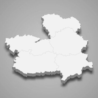 3d Castilla-La Mancha İspanya 'nın bir bölgesidir.