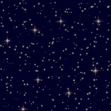 simli parçacıklarla gökyüzü arkaplanı, kusursuz desen