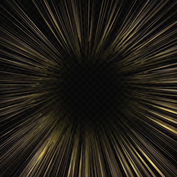 超空间速度翘曲 星暴射线背景 — 图库矢量图片