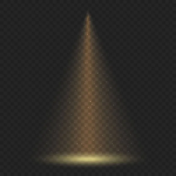 Vector Spotlight on dark stage Modèle pour votre design — Image vectorielle