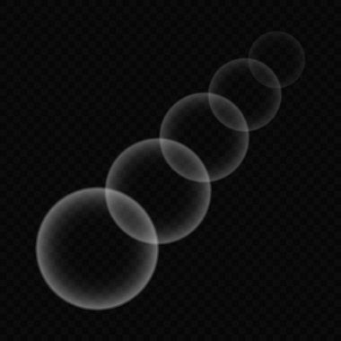 Tasarımınız için parlaklık efekti şablonu