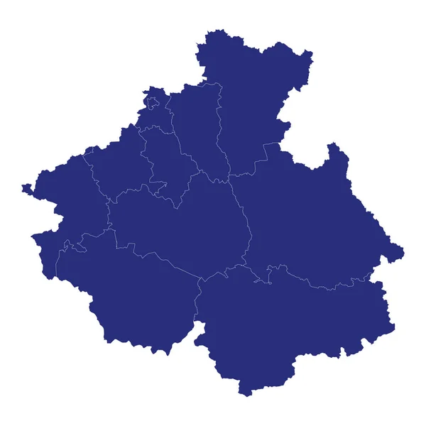 Χάρτης Υψηλής Ποιότητας Της Δημοκρατίας Του Αλτάι Είναι Μια Περιοχή — Διανυσματικό Αρχείο