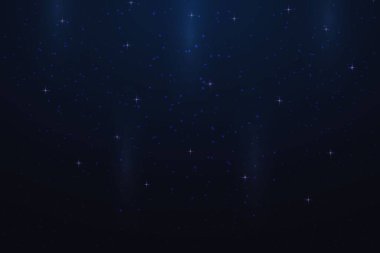 Yıldızlı gece gökyüzü arkaplanı